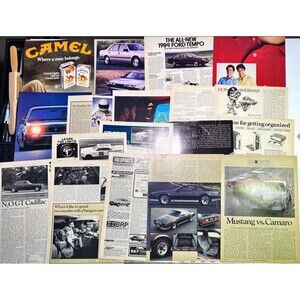 Ephemera 41+ Pages 5.4oz. Pictures Articles Car & Driver Magazine June 1983
